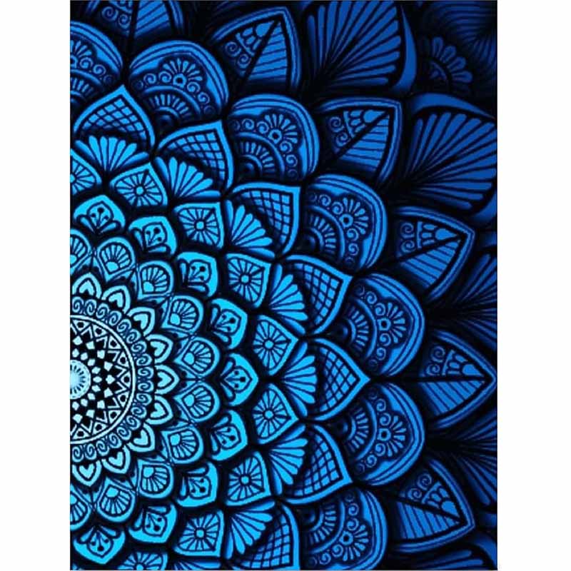 Diamond Painting-Geometrisches Mandala