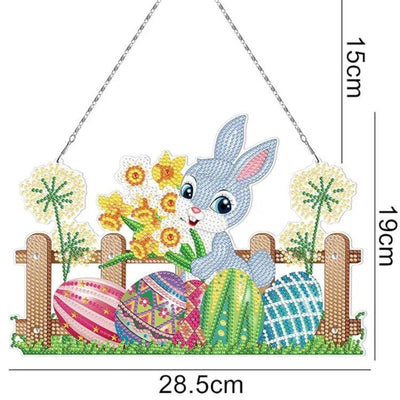 Diamond Painting-Glitzernder Osterhase Aufhänger - Jetzt bei diamondspainting kaufen