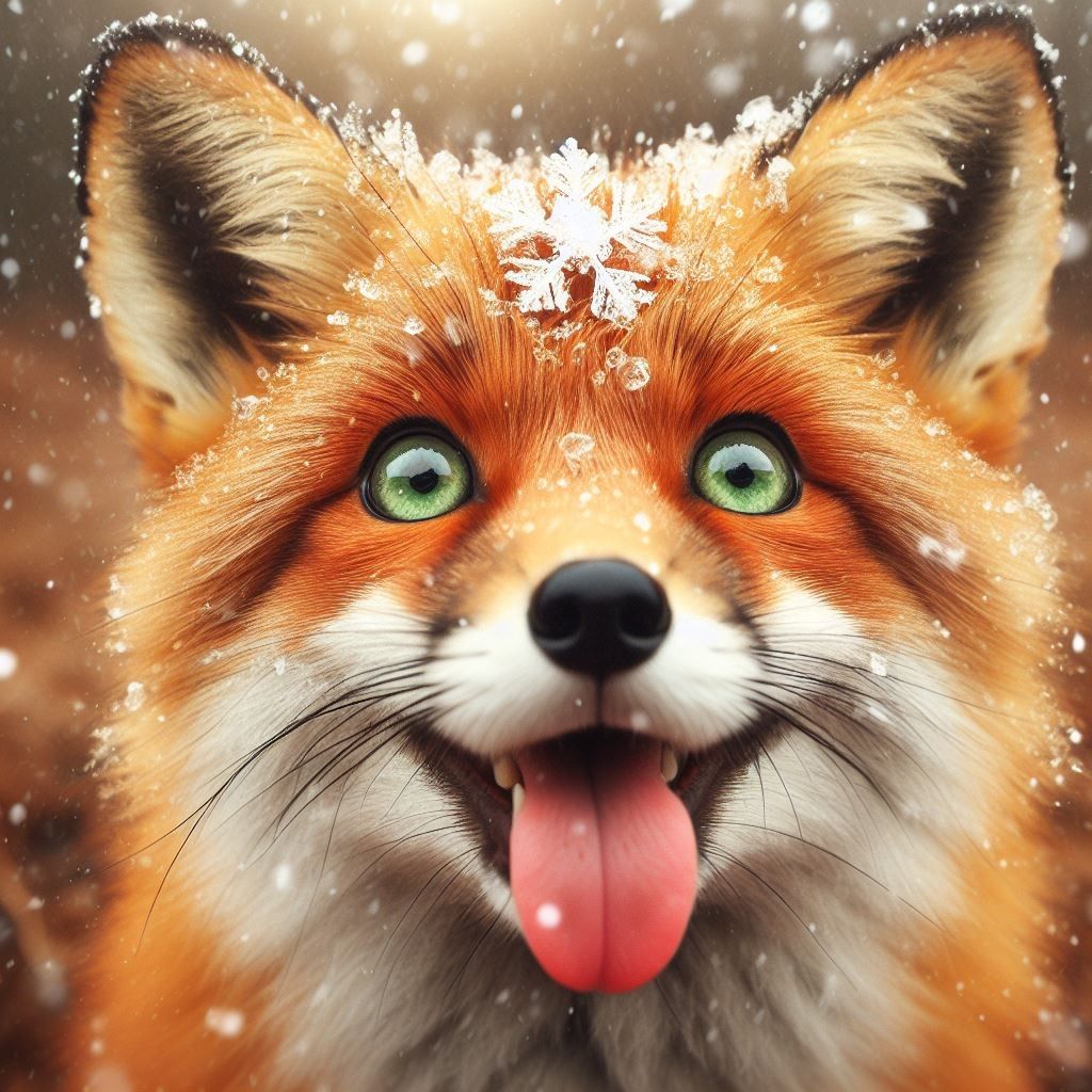 Diamond Painting - glücklicher Fuchs - diamondspainting