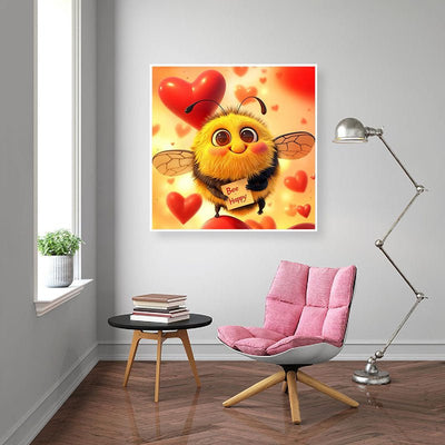 Diamond Painting-Glücksbiene