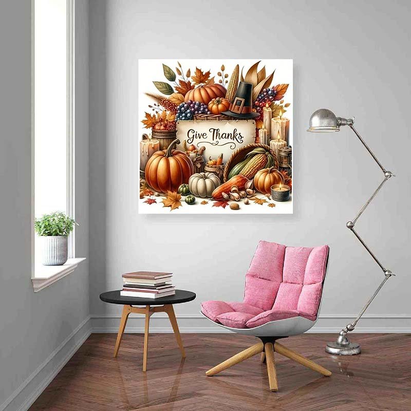 Diamond Painting-Goldener Herbst