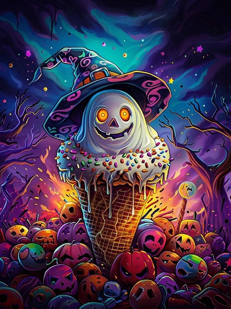 Diamond Painting - Halloween - Eiscreme - diamondspainting