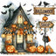 Diamond Painting-Halloween Haus