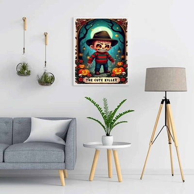 Diamond Painting-Halloween Kind des Schreckens