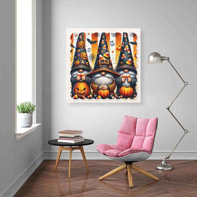 Diamond Painting-Halloween Wichtel