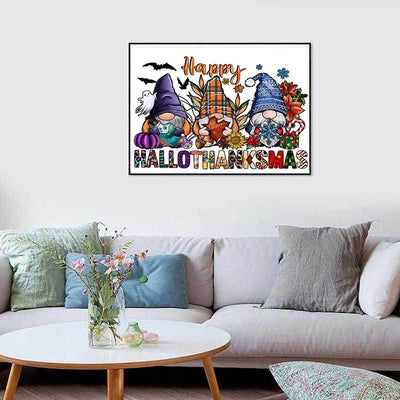 Diamond Painting-Happy Hallothanksmas