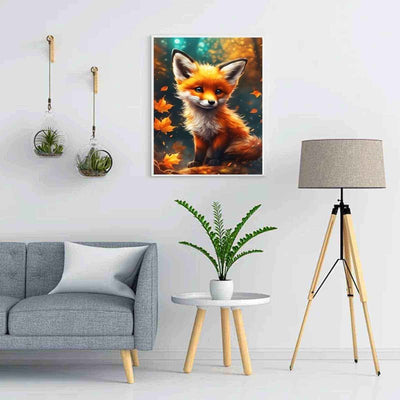 Diamond Painting-Herbstfuchs