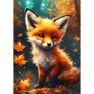 Diamond Painting-Herbstfuchs