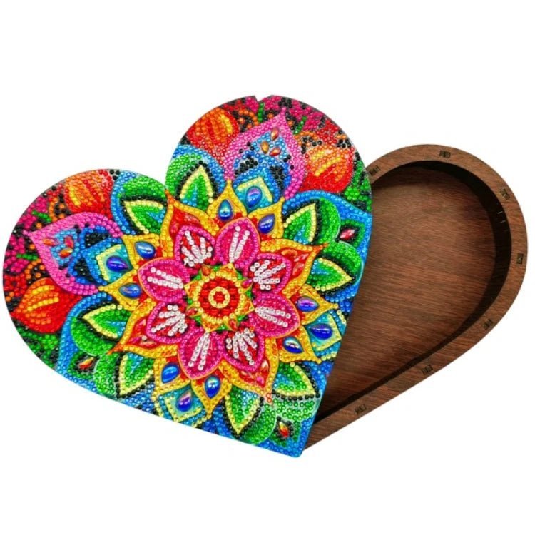 Diamond Painting-Herz Aufbewahrungsbox - Jetzt bei diamondspainting kaufen