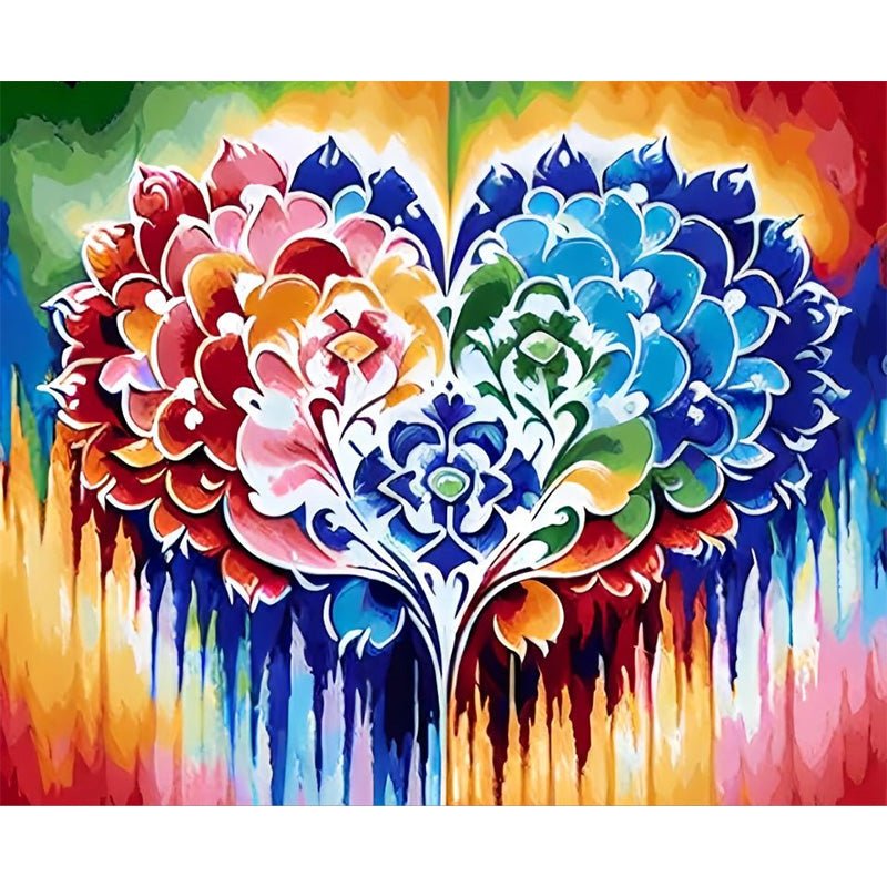 Diamond Painting-Herz der Farben – 200 Farben - Jetzt bei diamondspainting kaufen