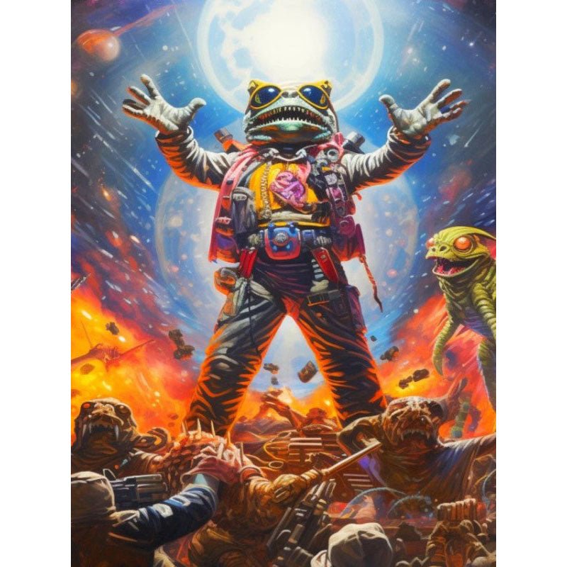Diamond Painting-Intergalaktische Rebellion