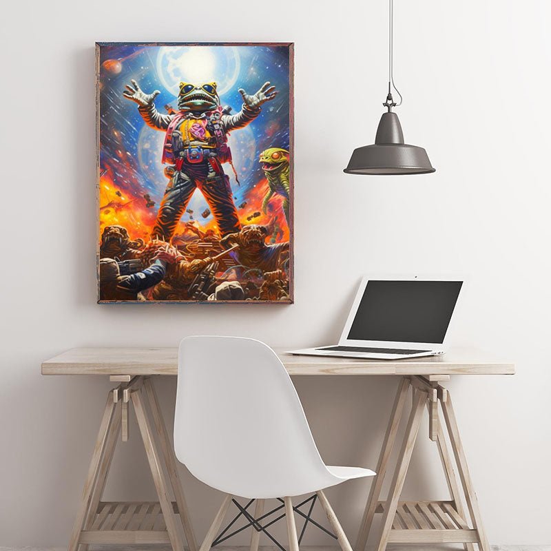 Diamond Painting-Intergalaktische Rebellion