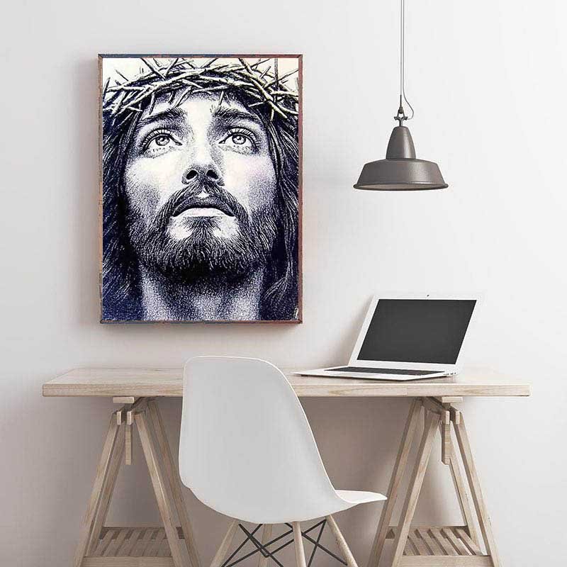 Diamond Painting-Jesus mit Dornenkrone