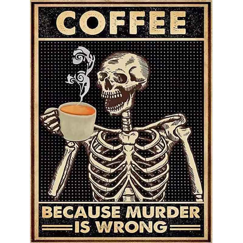 Diamond Painting-Kaffee oder Chaos