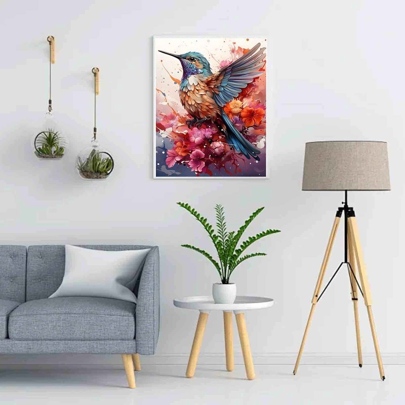 Diamond Painting-Kolibri-Zauber