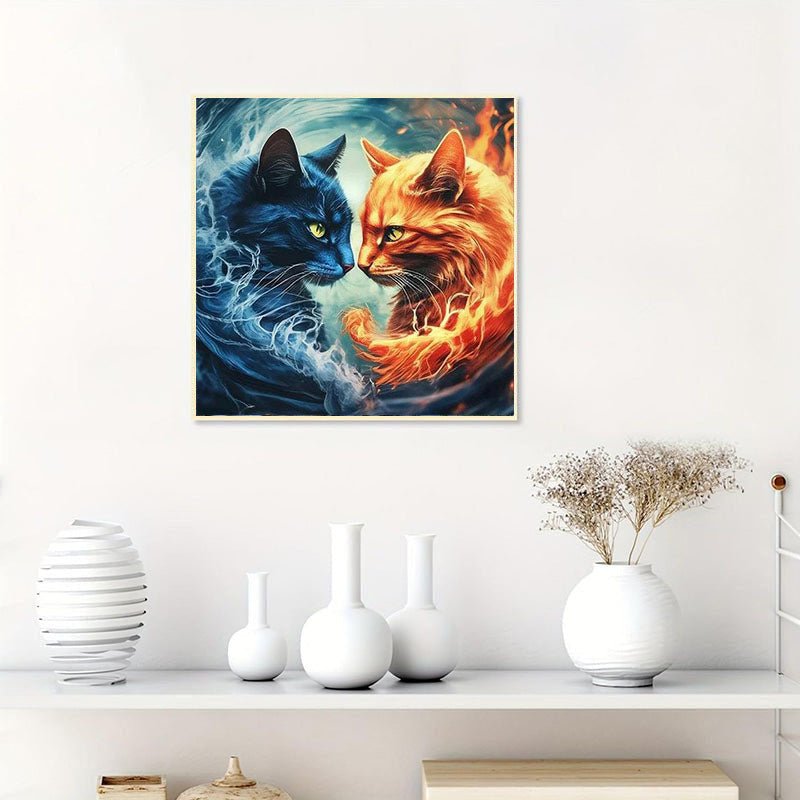 Diamond Painting-Konfrontation