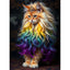 Diamond Painting-Königin Regenbogenkatze