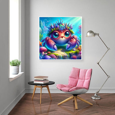 Diamond Painting-Krabbenkönig der Meereswelt