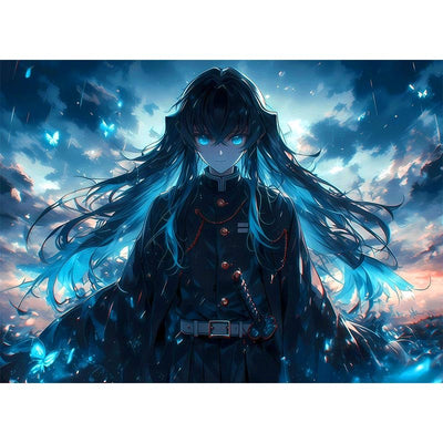 Diamond Painting-Krieger der Nacht