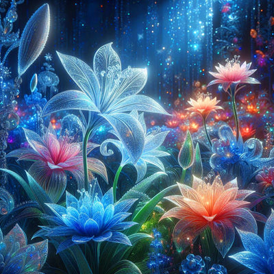 Diamond Painting-Kristallblumen im Zaubergarten - Jetzt bei diamondspainting kaufen