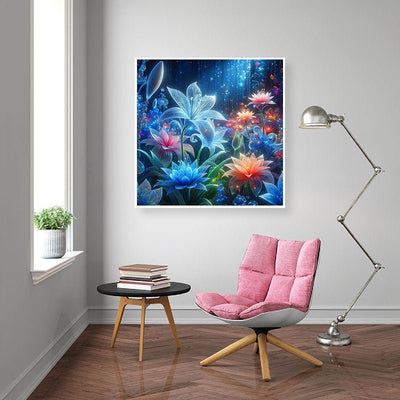 Diamond Painting-Kristallblumen im Zaubergarten