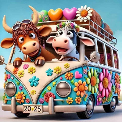 AB Diamond Painting-Turtle Family