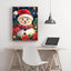 Diamond Painting-Lächelnder Schneemann