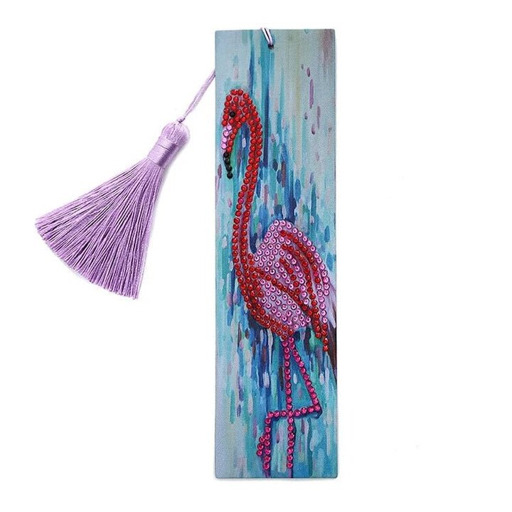 Diamond Painting - Lesezeichen mit Flamingo - diamondspainting