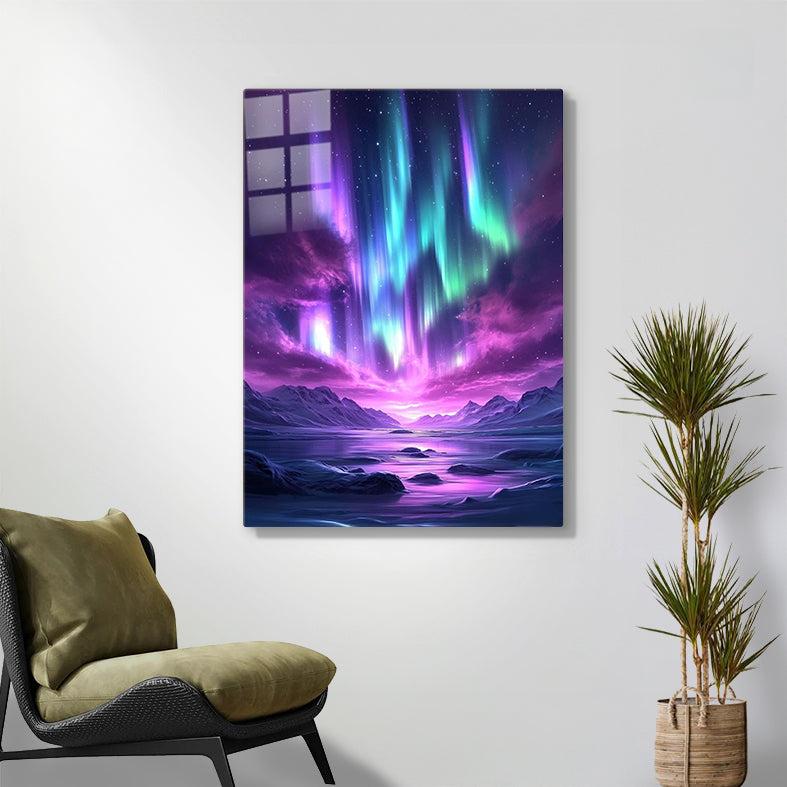 Diamond Painting- Leuchtende Polarlichter