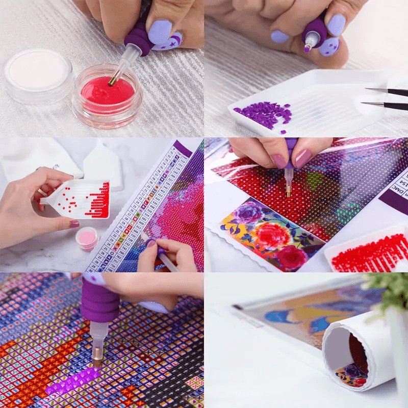 Diamond Painting - Leuchtende Socken - diamondspainting