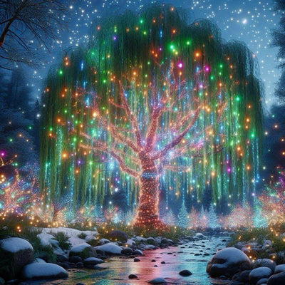 Diamond Painting-Leuchtender Baum - Jetzt bei diamondspainting kaufen