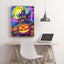Diamond Painting-Leuchtendes Spukhaus mit Kürbissen