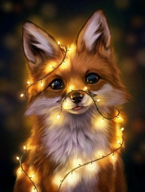 Diamond Painting-Licht und Fuchs - Jetzt bei diamondspainting kaufen