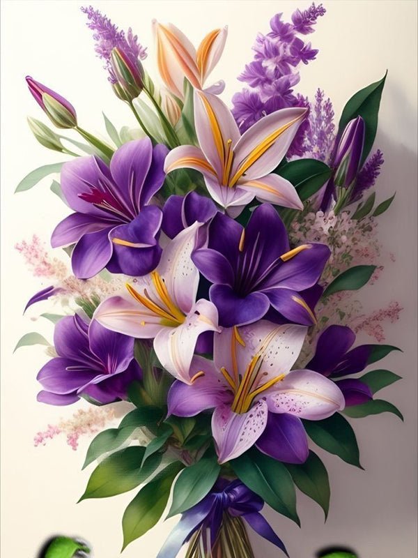 Diamond Painting - Lilienstrauß - diamondspainting