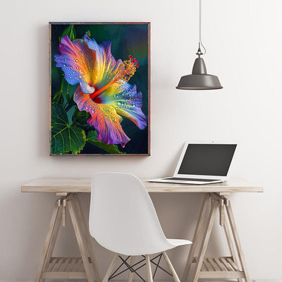 Diamond Painting-Magische Tropfenblüte