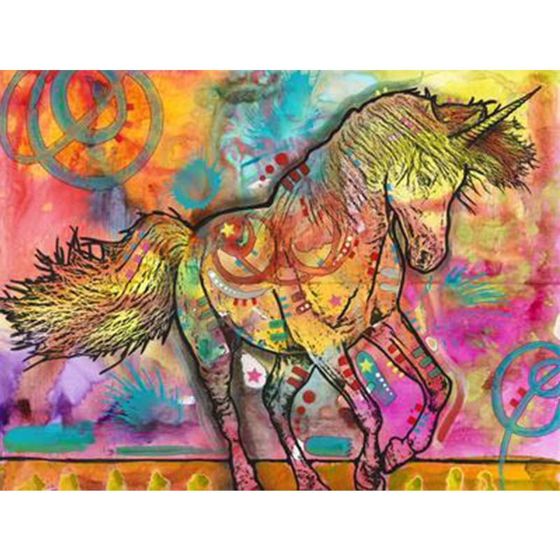 Diamond Painting-Magisches Einhorn