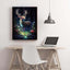 Diamond Painting-Magisches Reh im Blumenwald