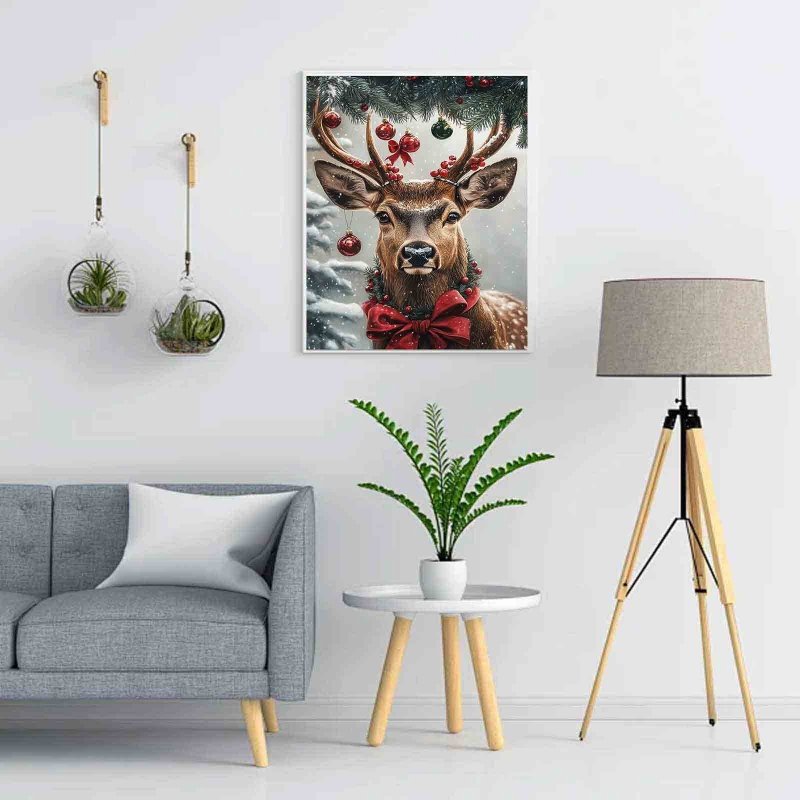 Diamond Painting-Magisches Rentier