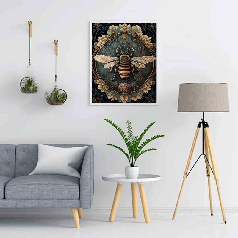 Diamond Painting-Majestätische Biene