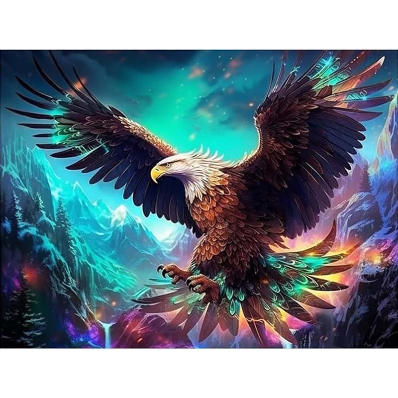Diamond Painting-Majestätischer Adler