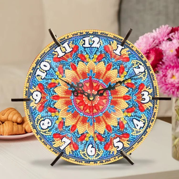 Diamond Painting-Mandala Uhr - Jetzt bei diamondspainting kaufen
