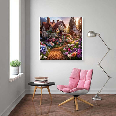 Diamond Painting-Märchenhaftes Cottage