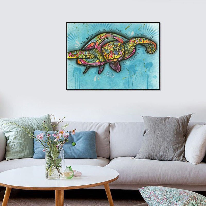 Diamond Painting-Meeresschildkröte der Zukunft