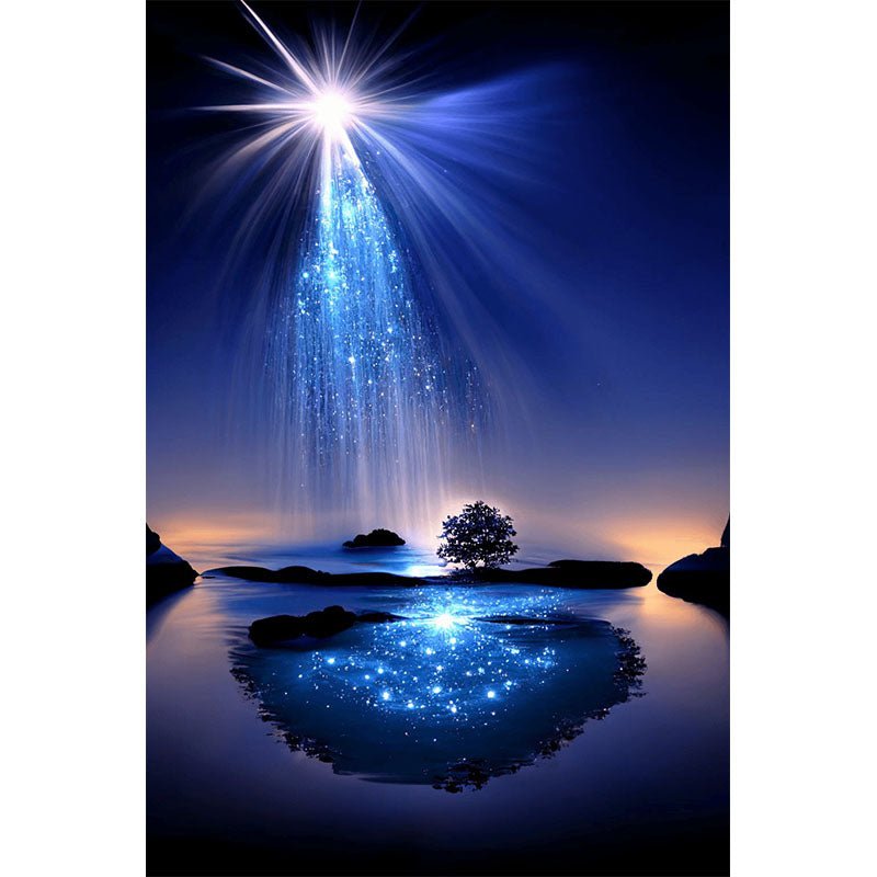 Diamond Painting-Mondlicht