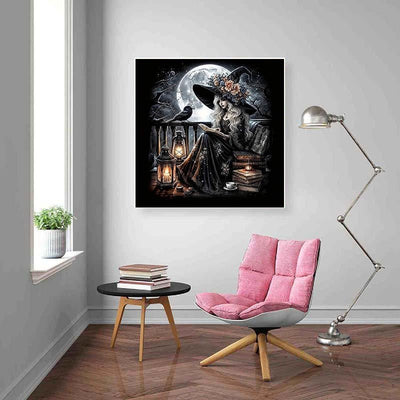 Diamond Painting-Mondlichthexe