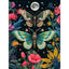 Diamond Painting-Mondschein-Schmetterlinge im Blumenfeld