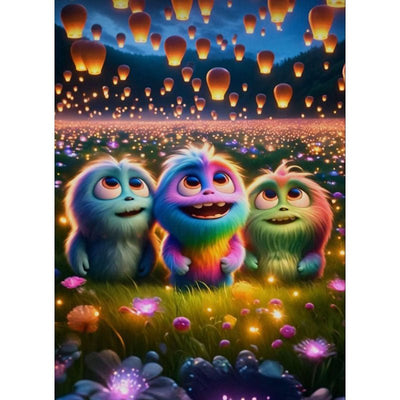 Diamond Painting-Monsterbrüder