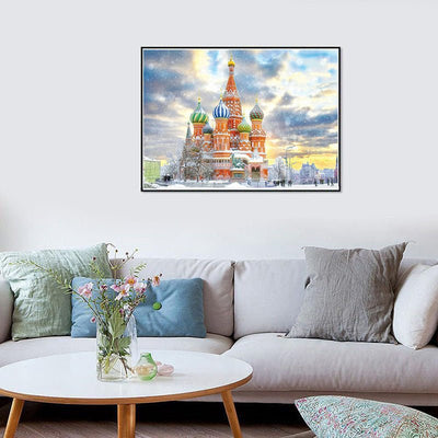 Diamond Painting-Moskauer Wintermärchen
