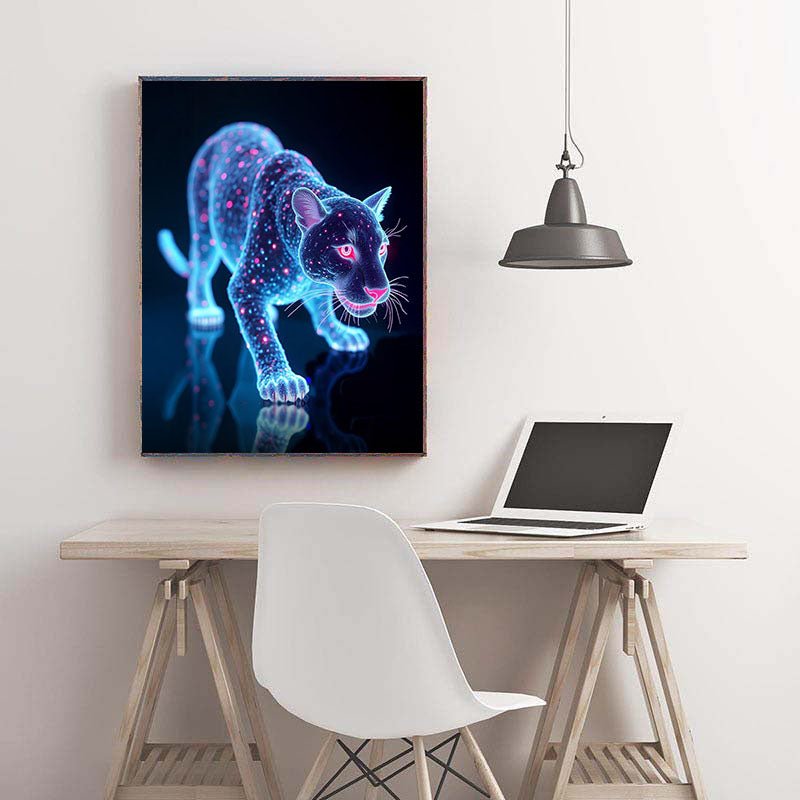 Diamond Painting-Mystischer Nachtschleicher