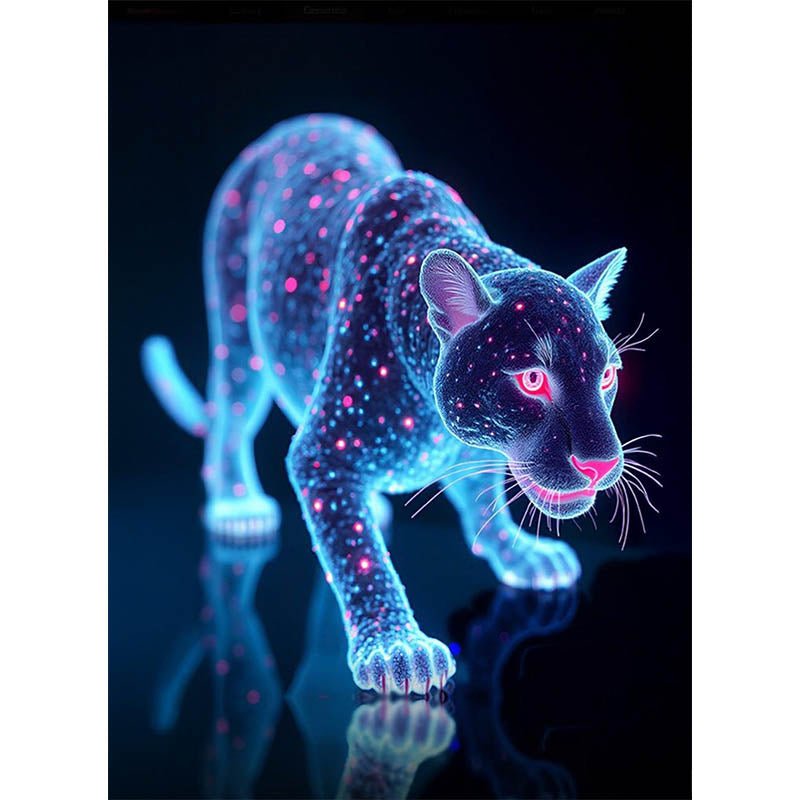 Diamond Painting-Mystischer Nachtschleicher